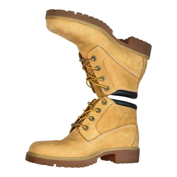 Timberland Women's Waterproof Padded Collar Chuckka Boots Wheat Tan Size 8M - Picture 5 of 14